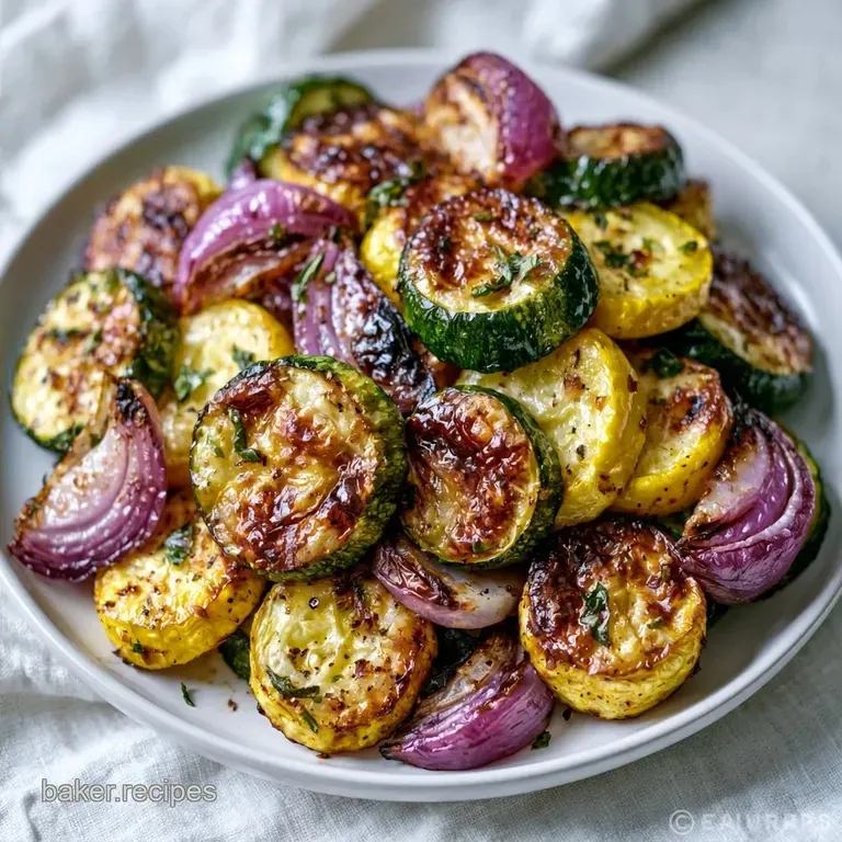 Crispy Roasted Zucchini and Squash
