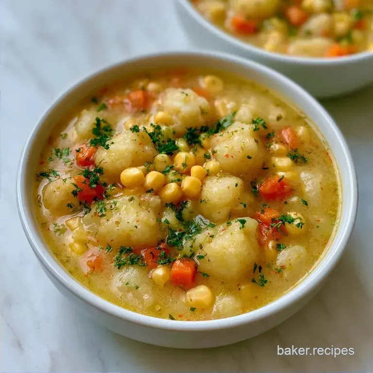 Hearty Rustic Corn Potato Soup