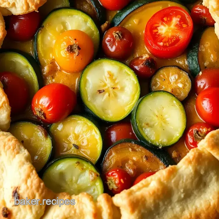 Rustic Vegetable Galette: Embracing Imperfection presentation
