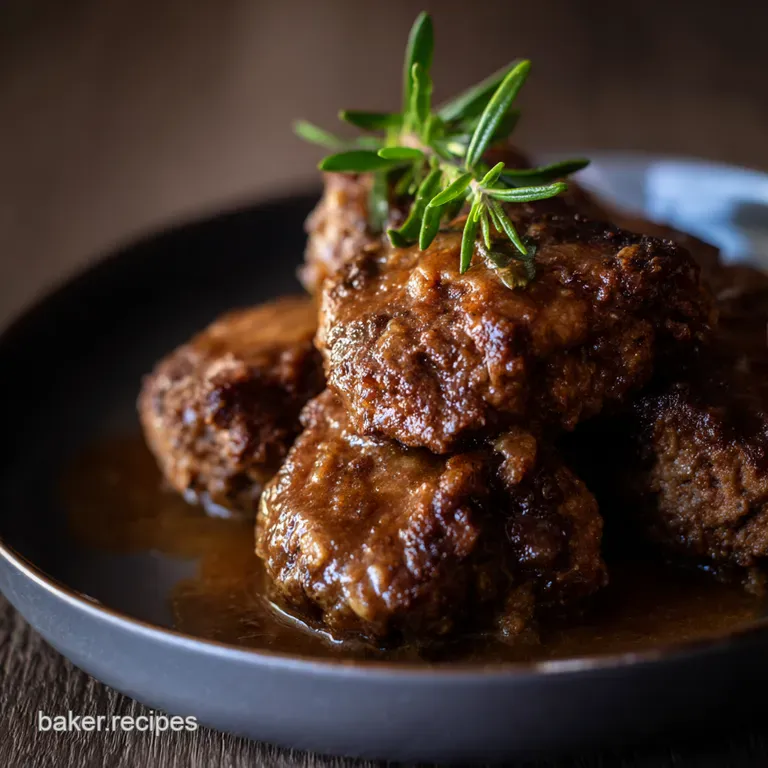 Salisbury Steak Made the Way Mum Used to presentation