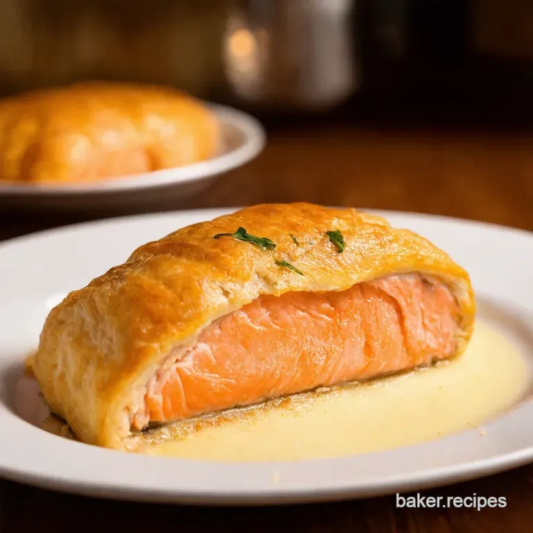Salmon Wellington a Showstopping Centerpiece presentation