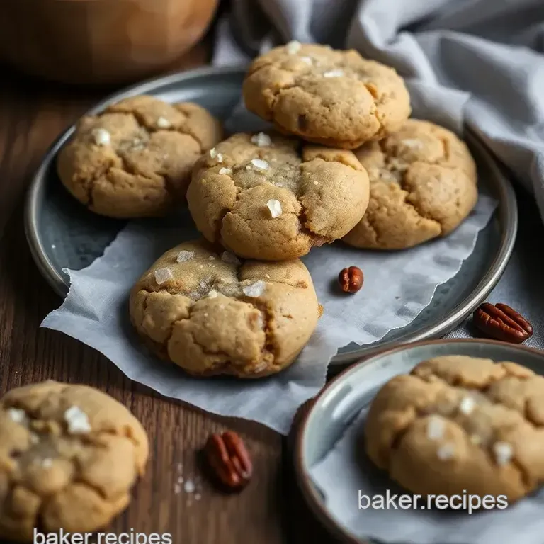 Salty Caramel Pecan Cookies – Whipped Up in Just 30 Minutes! presentation