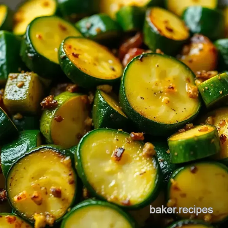 Sautéed Zucchini with Garlic Lemon & Herbs