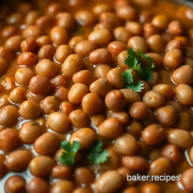 Savory Crock Pot Pinto Beans