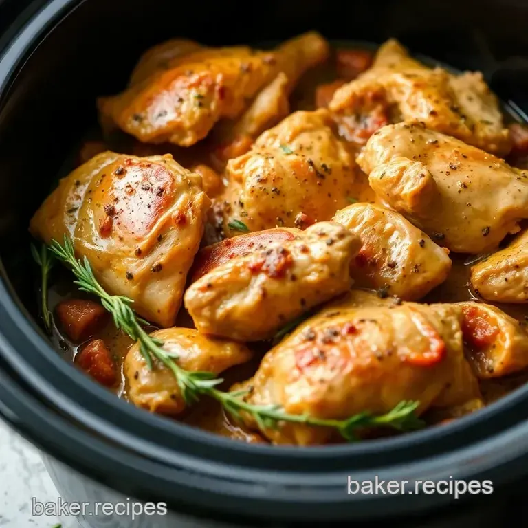 Savory Herb Garlic Chicken with Root Vegetables presentation