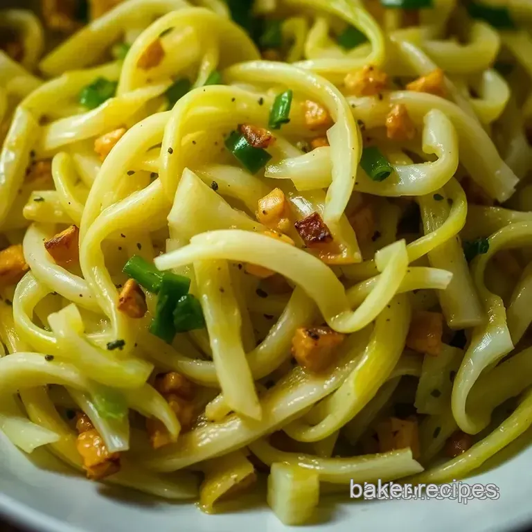 Savory Saut&eacute;ed Cabbage with Garlic and Herbs presentation