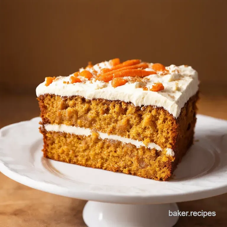 Scrumptious Glutenfree Carrot Cake with Cream Cheese Frosting presentation