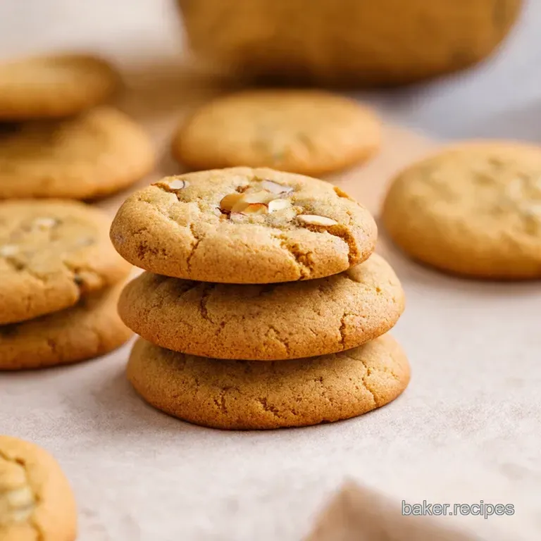 Seriously Addictive Vegan Almond Cookies presentation