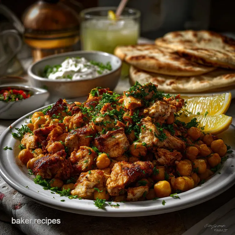 Sheet Pan Chicken Chickpea Shawarma Recipe