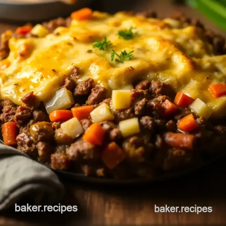 Shepherd s Pie with a Cheddar Twist presentation