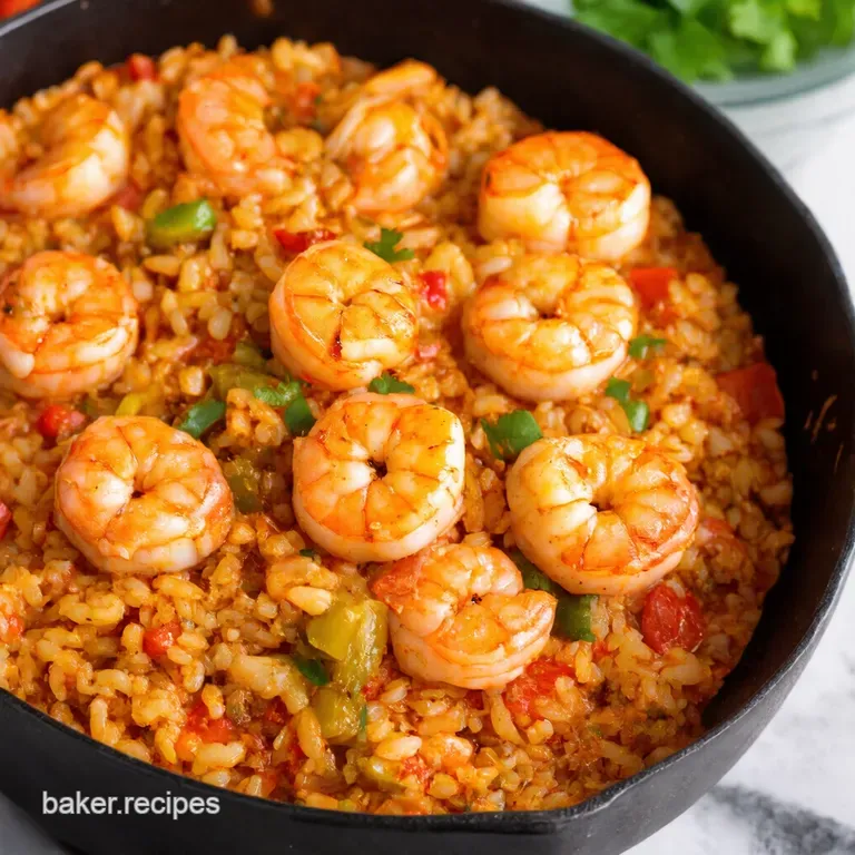 Shrimp Jambalaya a Taste of the Bayou presentation