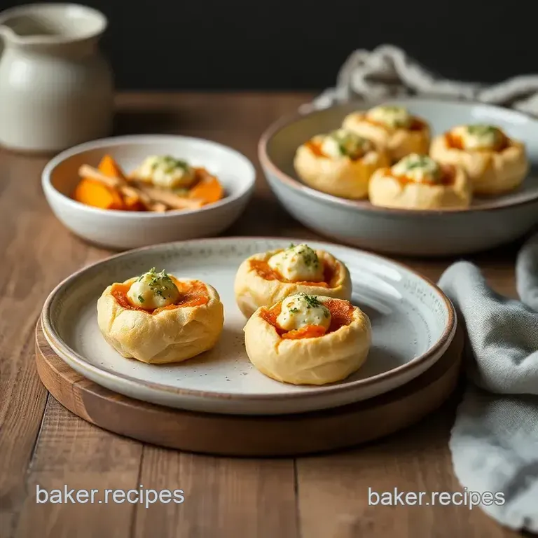 Roasted Butternut Squash with Parmesan Puffs: A Delightful Autumn Treat presentation