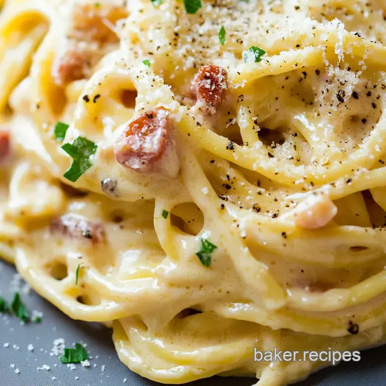 Silky Smooth Carbonara: a Roman Classic presentation