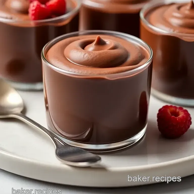 Silky Smooth Chocolate Mousse presentation