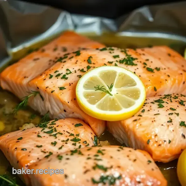 Simply Divine Baked Salmon with Lemon & Herbs