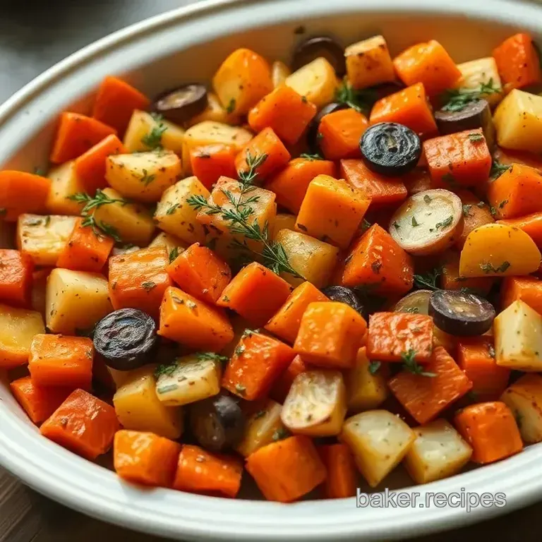 Simply Sensational Roasted Root Vegetables with Herby Garlic Oil