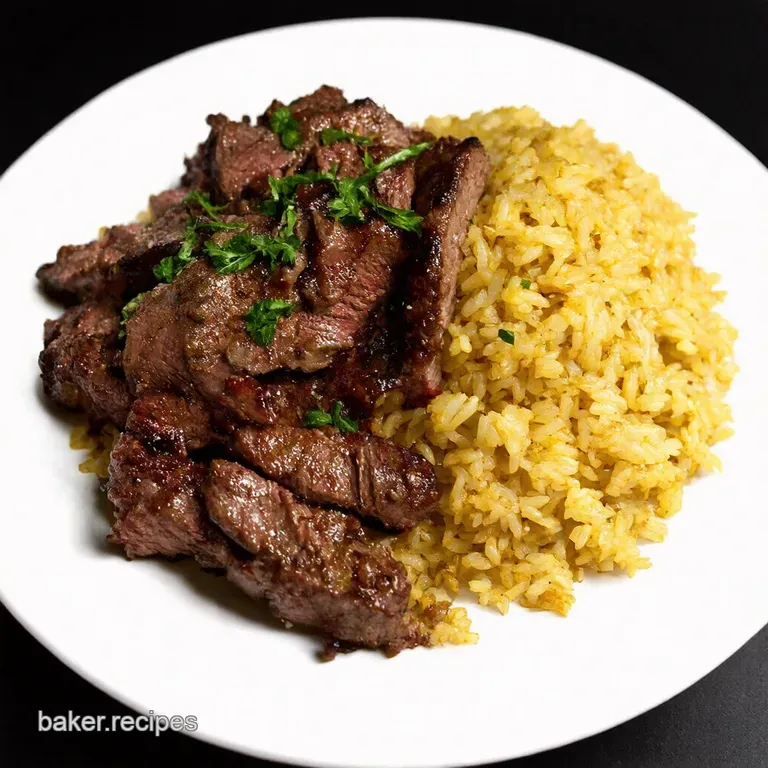 Sizzlin Steak Savory Garlic Herb Rice A Weeknight Wonder
