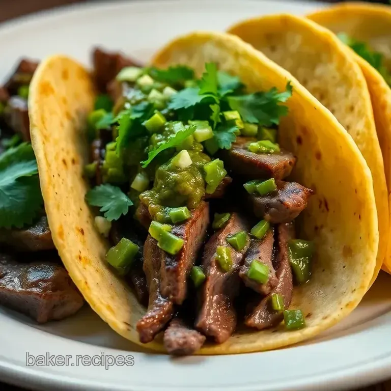 Sizzling Flank Steak Tacos with Zesty Salsa Verde – A Family Favorite Sizzling Flank Steak Tacos with Zesty Salsa Verde