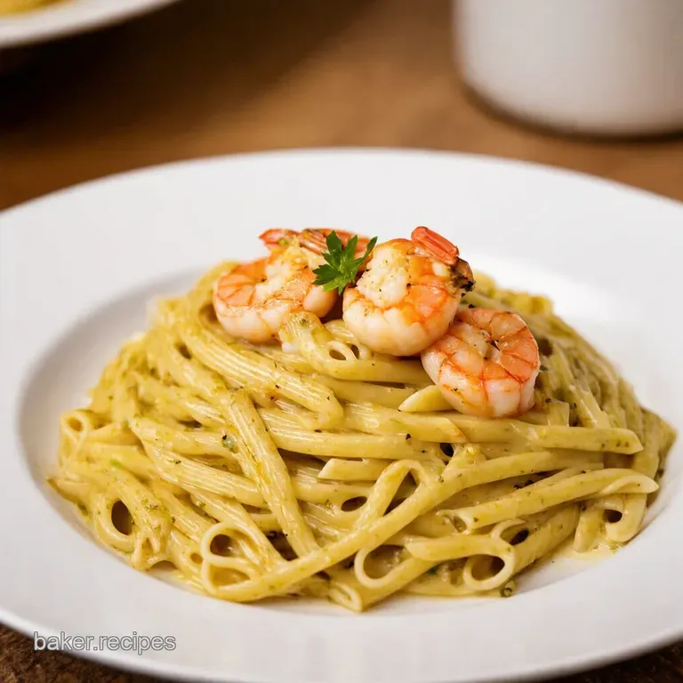 Sizzling Garlic Shrimp Scampi Pasta a Weeknight Wonder presentation
