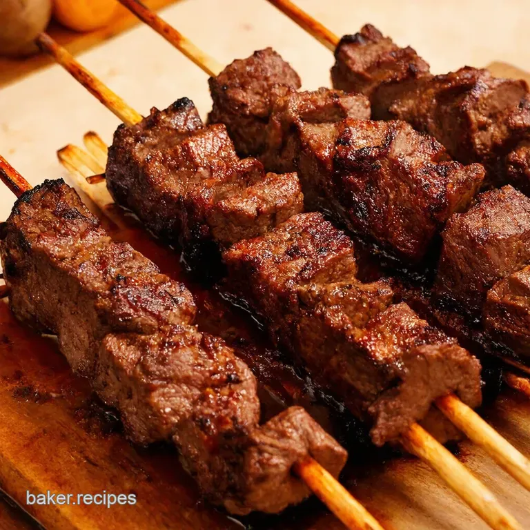 Sizzling Steak Skewers the Ultimate Beef Kabob Recipe presentation
