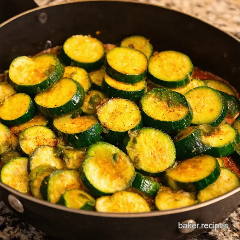 Sizzling Summer Zucchini Garlic Lemon Herb presentation