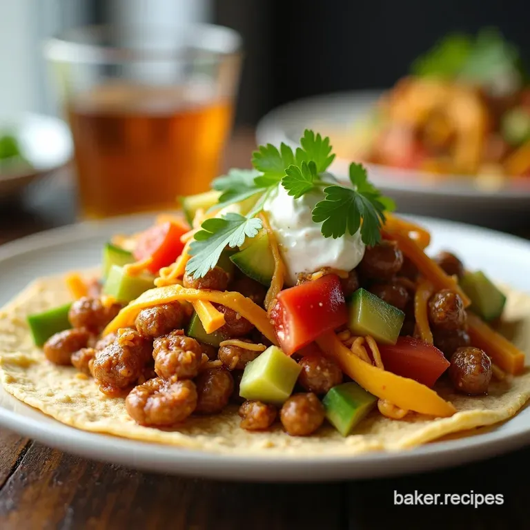 Skinny Fiesta Taco Salad Ditch the Shell Keep the Flavor