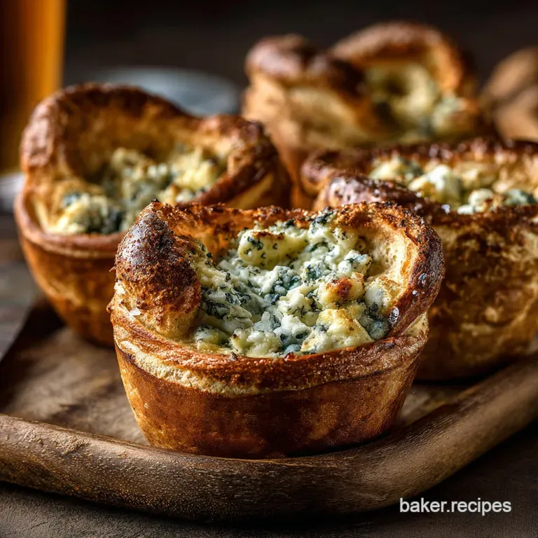 SkyHigh Blue Cheese Chive Popovers The Savoury Showstopper