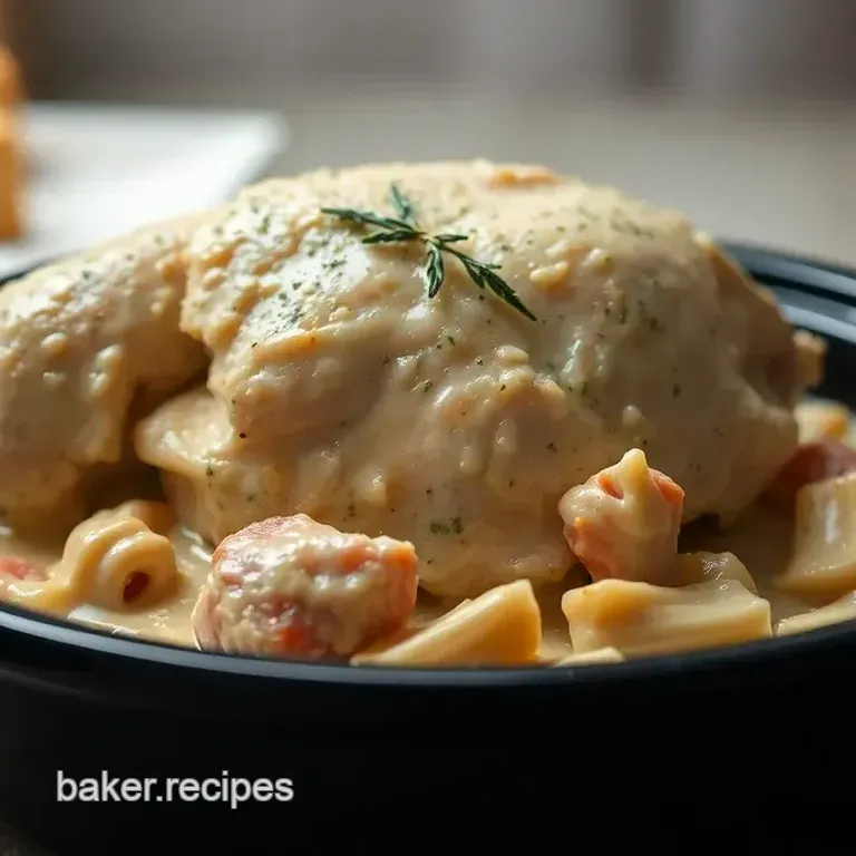 Slow Cooker Comfort Chicken with Creamy Gravy