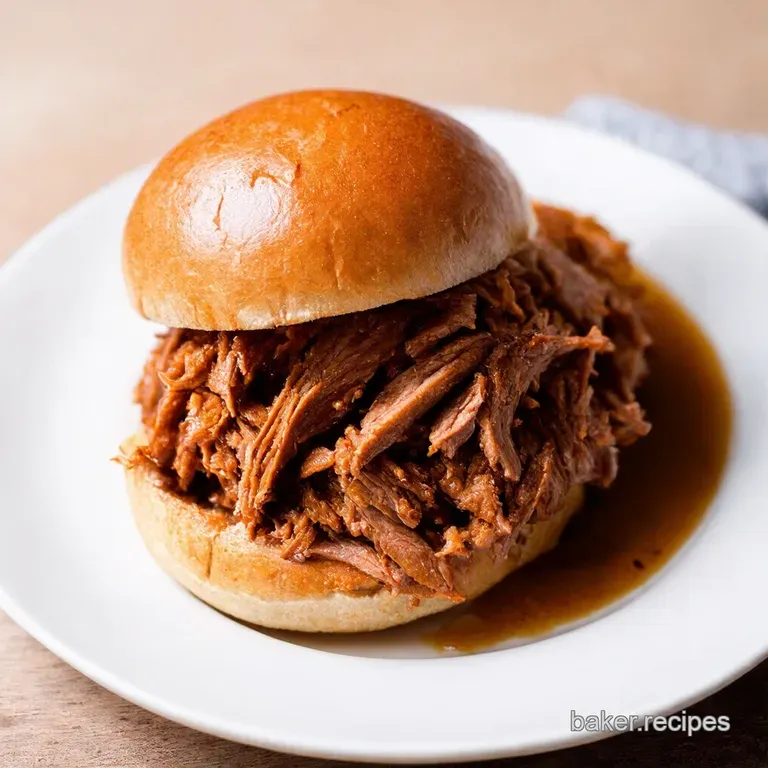 Slow Cooker Pulled Pork BBQ Sandwiches