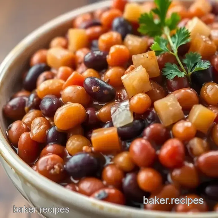 Smoky Baked Beans presentation