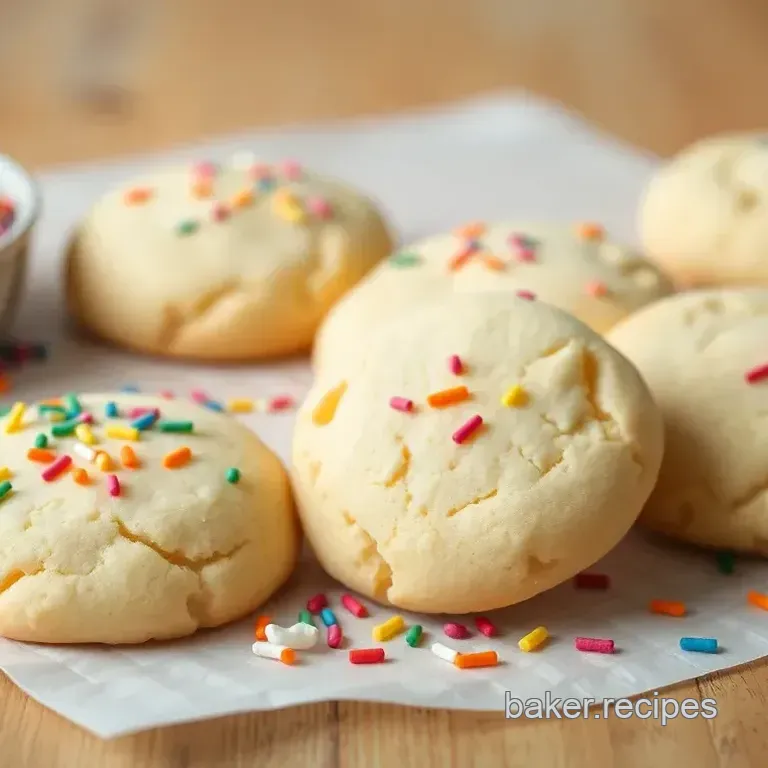 Bake Soft Sugar Cookies with Colorful Sprinkles