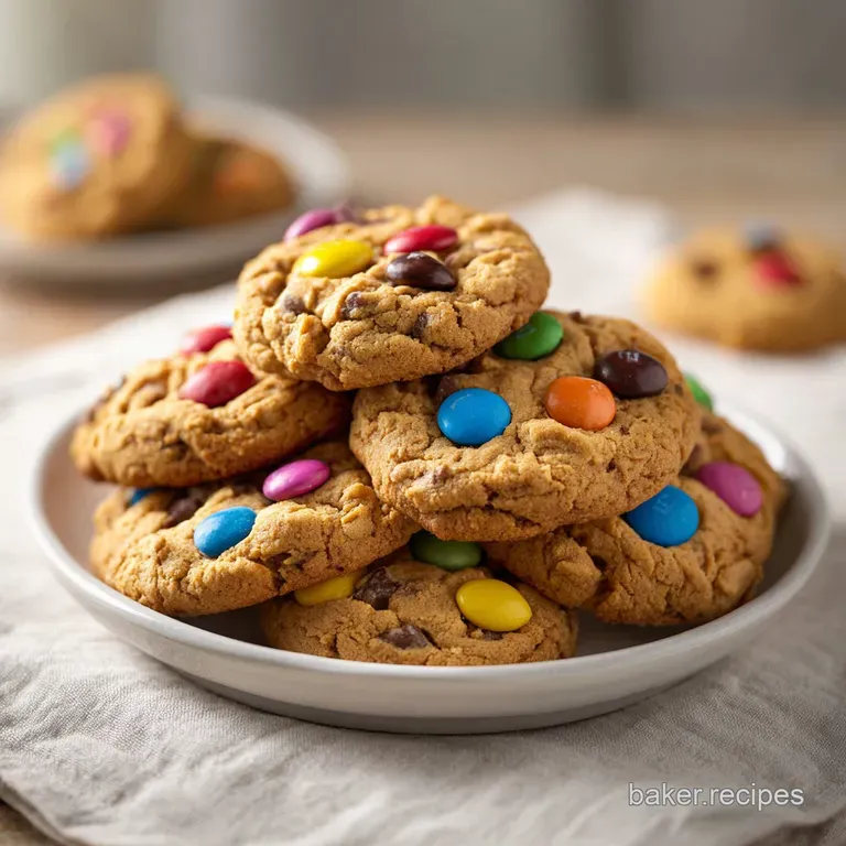 Soft Chewy Monster Cookies: Velvety Chew