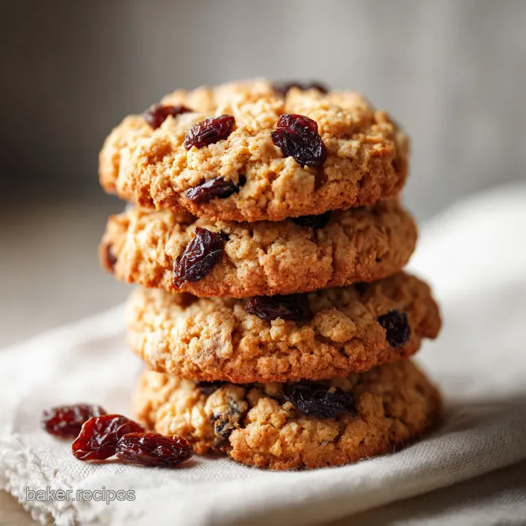 Soft Chewy Oatmeal Raisin Cookies: Golden and Pillowy