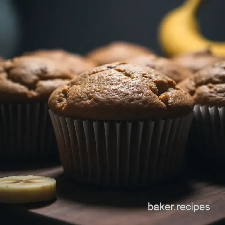 Soft & Moist Sally' s Baking Addiction Banana Muffins presentation