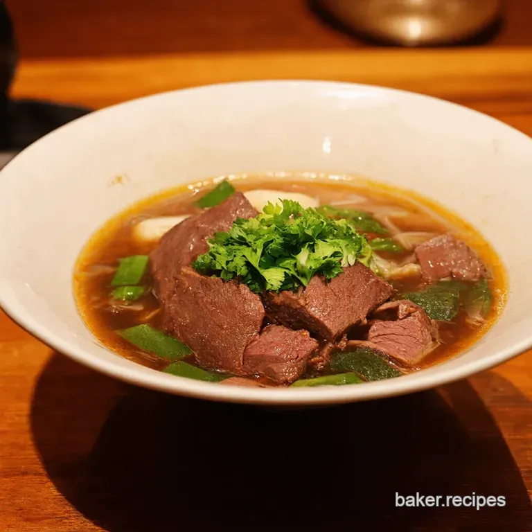 Soul-Warming Beef Pho: a Taste of Authentic Vietnam presentation
