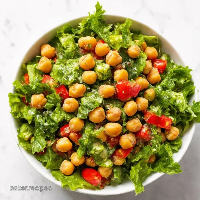 Speedy Mediterranean Chickpea Salad An Easy Salad Recipe
