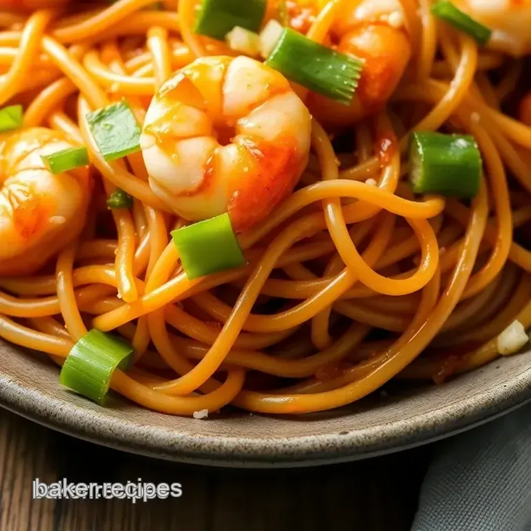Speedy Shrimp Lo Mein presentation