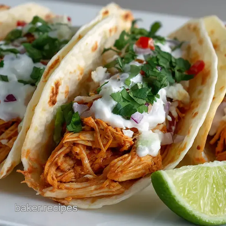 Speedy Weeknight Instant Pot Chicken Tacos