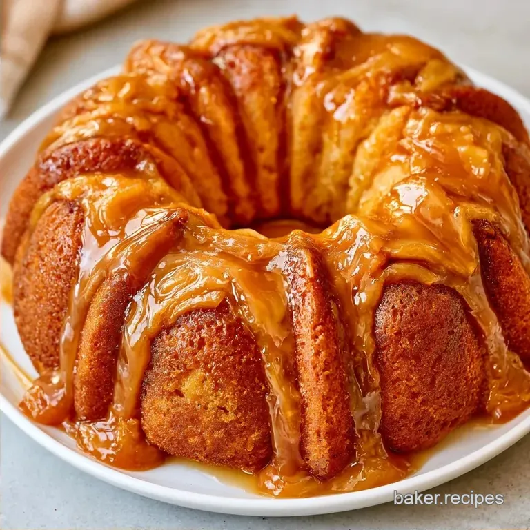 Spiced Bundt Cake with Apple Caramel: Brown Butter Base