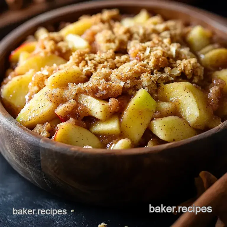 Spiced Apple Crumble &ndash; a Proper Autumn Treat presentation