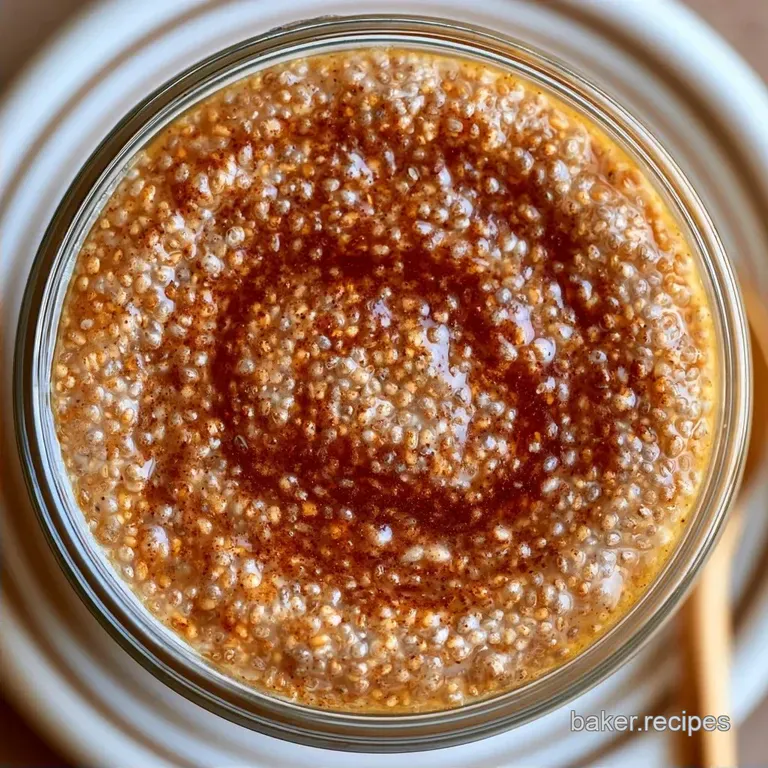 Spiced Chia Seed Breakfast with Almond Milk