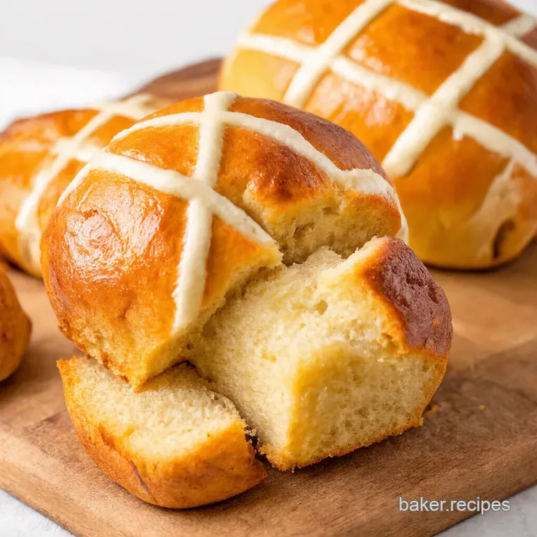 Spiced Easter Hot Cross Buns