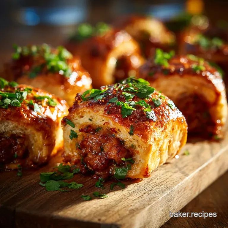 Game Day Snacks: Spicy Chorizo Apple Sausage Roll Bites