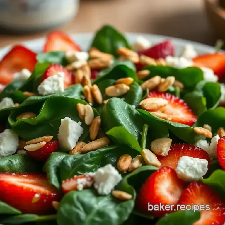 Spinach and Strawberry Salad: A Delightful Spring Treat