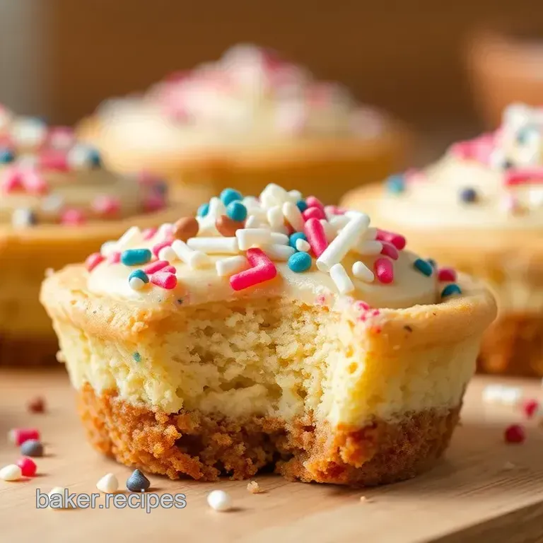 Sprinkle Cheesecake Cookie Cups: Delightful Bites of Joy