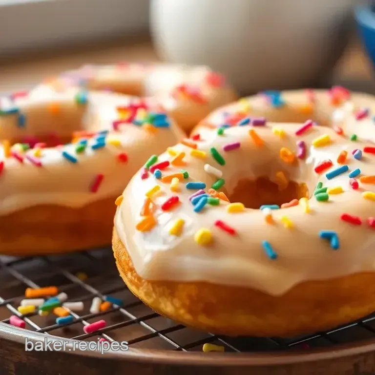 Deliciously Easy Baked Donuts with Rainbow Sprinkles: A Family Favorite Rainbow Sprinkle Baked Donuts: A Fun and Festive Treat