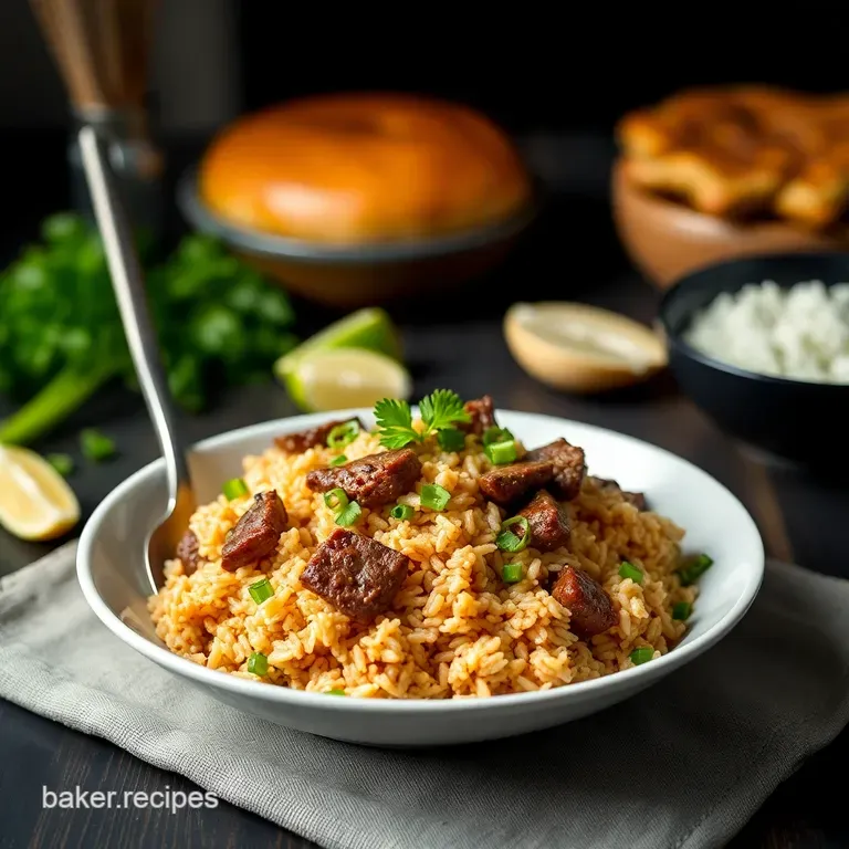 Steak Fried Rice: Better Than Takeaway! presentation