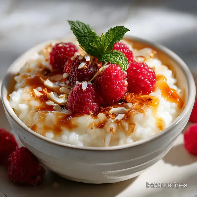 Velvety Stovetop Rice Pudding Recipe