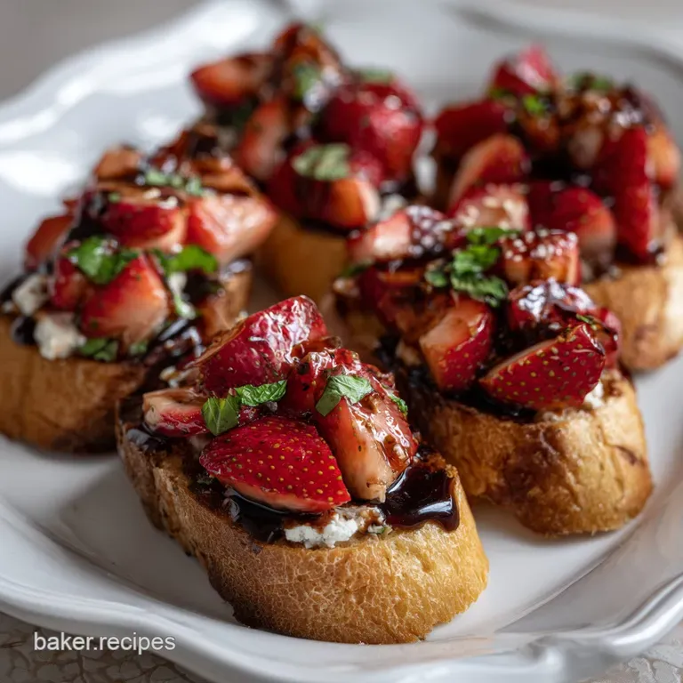 The Best 20 Minute Strawberry Balsamic Crostini Easy Strawberry Brusc