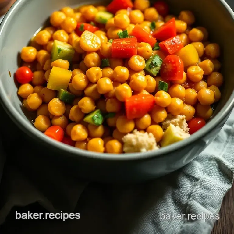 Summer Vegetable and Chickpea Curry presentation